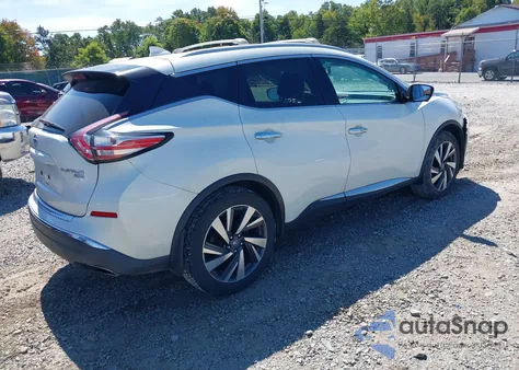 2017 Nissan Murano S/Sl/Sv/Platinum z USA, uszkodzony, nr VIN 5N1AZ2MH0HN135320